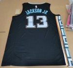 NBA 13 Jackson Jr. Grizzlies 22-23 city Maillot noir imprimé